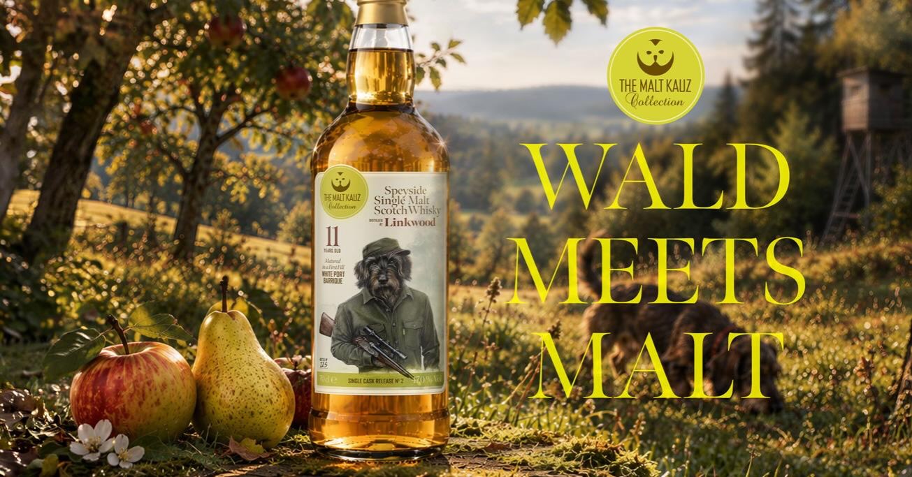 Jetzt in unserem WALDKAUZ- Onlineshop: Unser MALT KAUZ No.2. Ein Linkwood 11yo, Single Cask mit handgezeichnetem Dackel in unserem Grimbart- Lodenhemd.
#whisky #dackel #rauhaardackel