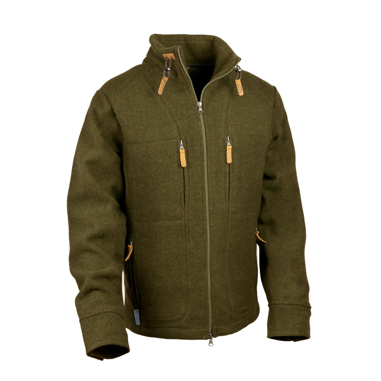 Lodenfleece-Huber moosgrün